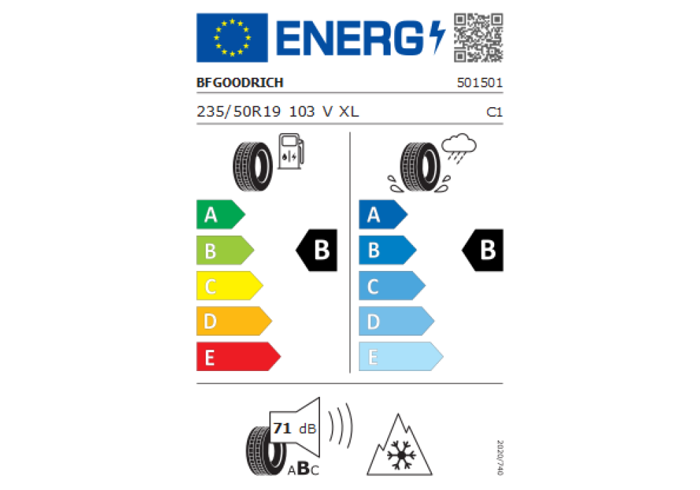 BFGOODRICH 235/45R19 G-FORCE WINTER2 SUV 103V XL M+S 3PMSF