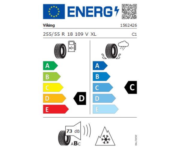 VIKING 255/55R18 FOUR TECH 109V XL FR TL