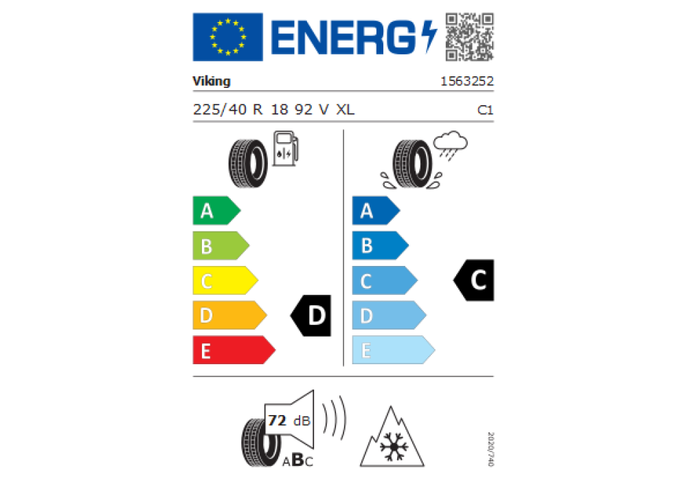 VIKING 225/40R18 WINTECH 92V XL FR TL